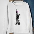 Statue Of Liberty Kitty Ears Resist Feminist Sweatshirt Gifts for Old Women