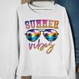 Summer Vibes Tropical Beach Family Friends Trip Vacay Squad Men Women Sweatshirt Graphic Print Unisex Gifts for Old Women
