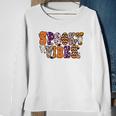 Thick Thights And Spooky Vibes Boo Colorful Halloween Sweatshirt Gifts for Old Women