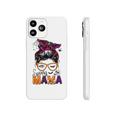 Spooky Mama Messy Bun Mom Life Halloween Costume Phonecase iPhone