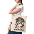 Free Mom Hugs Messy Bun Lgbt Pride Rainbow V4 Tote Bag