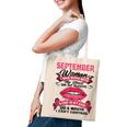I Am A September Woman Girl Birthday Queen Born In September Tote Bag