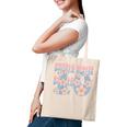 Kids Girls 10Th Birthday Double Digits Tenth Hippie Daisy Print Tote Bag