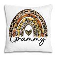 Leopard Rainbow Blessed Grammy Funny Grammy Mothers Day Pillow