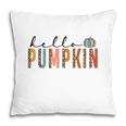 Retro Fall Hello Pumpkin Thanksgiving Autumn Pillow