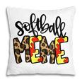 Softball Meme Leopard Softball Grandma Pillow