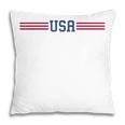 UsaWomen Men Patriotic American White 4Th Of July Pillow