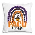 Womens Pacu Nurse Nursing Halloween Rainbow Pumpkin Nurses Pillow
