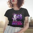 18 Years Old Unicorn Flossing 18Th Birthday Girl Unicorn Women T-shirt Gifts for Her