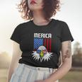 4Th Of July American Flag Bald Eagle Mullet 4Th July Merica Gift Women T-shirt Gifts for Her