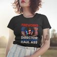 4Th Of July Men Fireworks Director If I Run You Run Funny Women T-shirt Gifts for Her