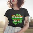 Beer Me St Patricks Day Irish Flag Clover Women T-shirt Gifts for Her