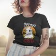 Boo Boo Crew Ghost Halloween Quote Women T-shirt Gifts for Her