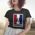 Boston Terrier Portrait Women T-shirt Gifts for Her