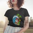 Christmas Im July | Summer Santa Claus Beach Hawaii Surf Women T-shirt Gifts for Her