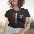 Cool Usa Soccer Jersey Stripes Tshirt Women T-shirt Gifts for Her