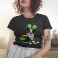 Cute Boston Terrier Shamrock St Patricks Day Women T-shirt Gifts for Her