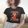 Cute Just A Girl Who Loves Foxes V2 Women T-shirt Gifts for Her