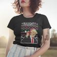 Donald Trump Naughty Ugly Christmas Women T-shirt Gifts for Her
