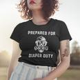 Firefighter Funny Firefighter New Dad Promoted Daddy Humor Fathers Day Women T-shirt Gifts for Her
