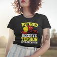 Firefighter Retired Goodbye Tension Hello Pension Firefighter Women T-shirt Gifts for Her