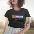 Fjb Lets Go Brandon Anti Biden Chant Racing Logo Tshirt Women T-shirt Gifts for Her