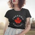 Freedom Convoy 2022 Canadian Trucker Tees Maple Leaf Tshirt Women T-shirt Gifts for Her