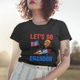Funny Anti Biden Lets Go Brandon Pro Trump Lets Go Brandon Tshirt Women T-shirt Gifts for Her