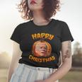 Funny Biden Happy Christmas Halloween Women T-shirt Gifts for Her