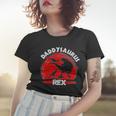 Funny Daddysaurus Rex Fathers Day Women T-shirt Gifts for Her