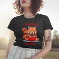 I Just Wanna Eat Ramen Cute Red Panda Women T-shirt Gifts for Her