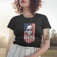 Ill Be Back Trump 2024 4Th Of July American Flag Patriotic Women T-shirt Gifts for Her