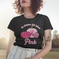In October We Wear Pink Pumpkin Breast Cancer Tshirt Women T-shirt Gifts for Her