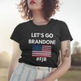 Lets Go Brandon Fjb American Flag Women T-shirt Gifts for Her