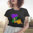 Louisiana Mardi Gras Fleur De Lis Women T-shirt Gifts for Her