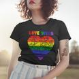 Love Wins Heart Women T-shirt Gifts for Her