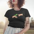 Michelangelo Angry Green Parrotlet Birb Memes Parrot Owner Women T-shirt Gifts for Her