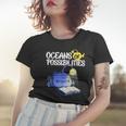 Oceans Of Possibilities Summer Reading Anglerfish Women T-shirt Gifts for Her