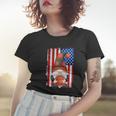 Proud Basketball Grandpa Gnome With Patriotic American Flag Cute Gift Women T-shirt Gifts for Her