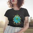 Save Our Home Animals Wildlife Conservation Earth Day Women T-shirt Gifts for Her