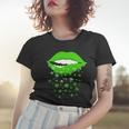 Sexy Lips Cannabis Marijuana Weed Tshirt Women T-shirt Gifts for Her