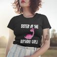 Sister Of The Birthday Girl Dinosaur Matching Family Party Women T-shirt Gifts for Her