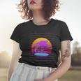 Tropical Flamingo Vaporwave 80S Synthwave Summer Vaporwave Women T-shirt Gifts for Her