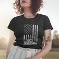 Truck Driver American Flag Trucker Vintage Gift Women T-shirt Gifts for Her