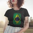 Vintage Flag Of Brazil Tshirt Women T-shirt Gifts for Her