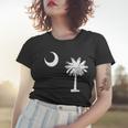 Vintage South Carolina Flag Palmetto Moon Women T-shirt Gifts for Her