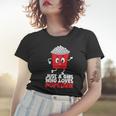 Womens Cool Just A Girl Who Loves Popcorn Girls Popcorn Lovers Women T-shirt Gifts for Her