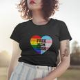 Womens Free Mom Hugs Gay Pride Transgender Rainbow Flag Tshirt Women T-shirt Gifts for Her