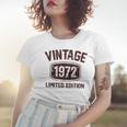 50 Years Old Vintage 1972 Limited Edition 50Th Birthday Women T-shirt Gifts for Her