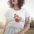 Funny Christmas Cat Merry What Xmas Holiday Women T-shirt Gifts for Her